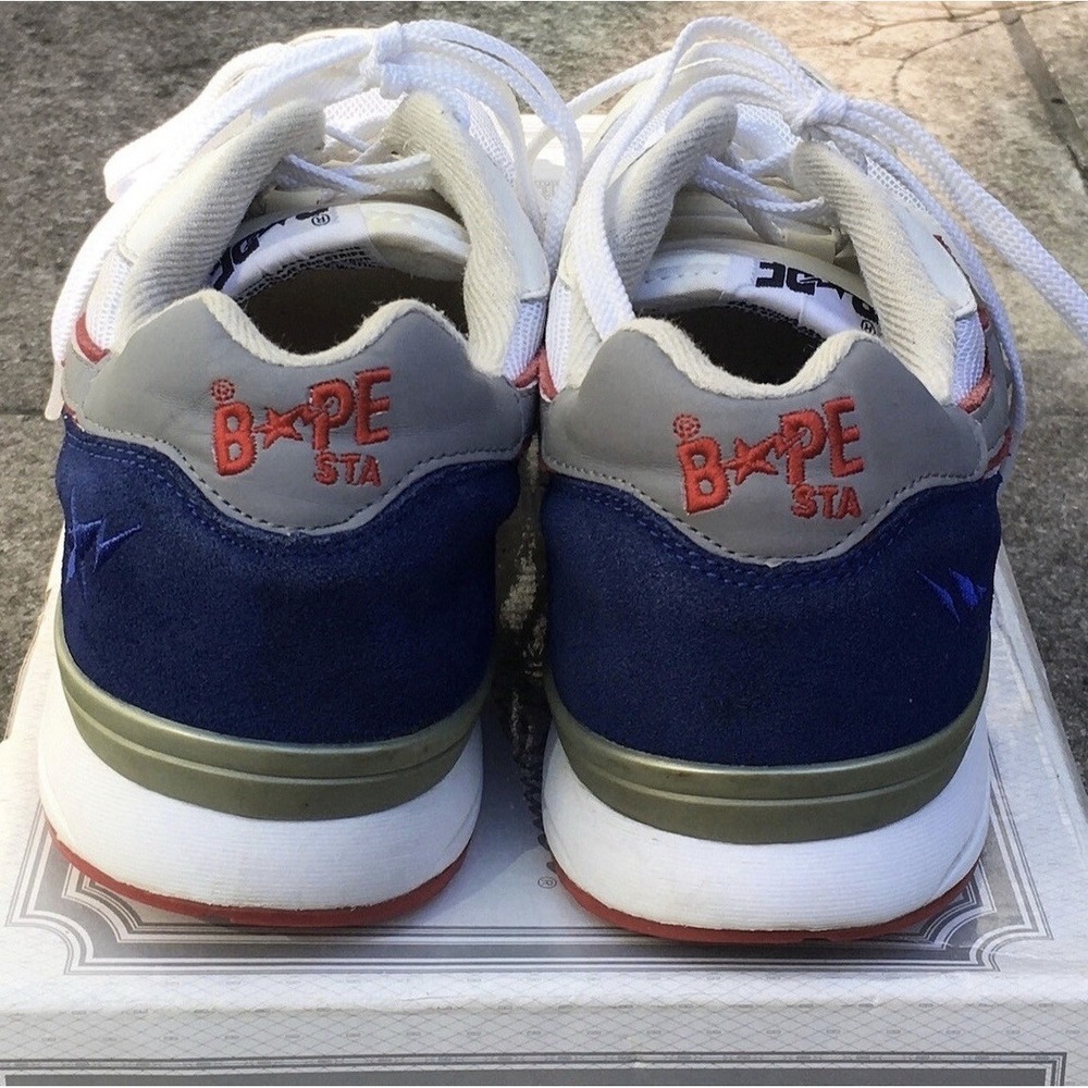 A Bathing Ape Low Top Bapestas - Picture 4 of 6